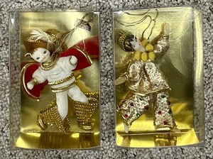 lot 270 image: 2 Koestel Handmade in Western Germany Wax Ornaments