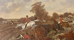 lot 314 image: Fox Hunting Scene Collection Framed Print by J.F. Herring