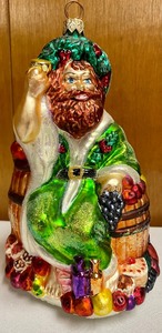 lot 347 image: Christopher Radko Ghost of Christmas Present Glass Tree Ornament