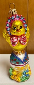 lot 348 image: Adorable Christopher Radko Easter Ornament