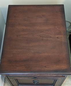 lot 58A image: Wood Office File Cabinet