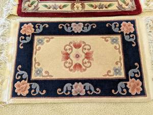 lot 94 image: Pair of Colorful Accent Rugs