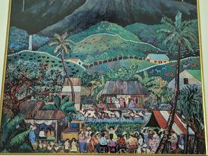 lot 101 image: Colorful Framed Print by Guy Buffet