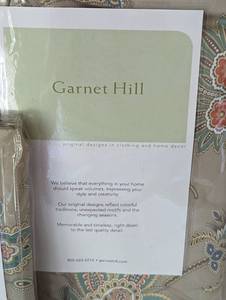 lot 132 image: New Garnet Hill Duvet Cover and Matching SheetsPillowcases