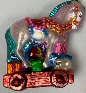 lot 356 image: Christopher Radko Rock and Roll Hobby Horse Ornament