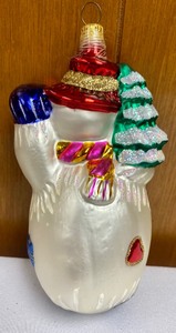 lot 365 image: Christopher Radko Snowman Ornament