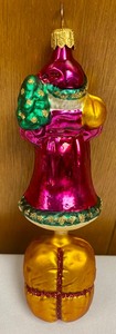 lot 362 image: Christopher Radko Santa on a Present Ornament