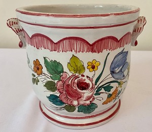lot 385 image: Two Italian Floral Pots