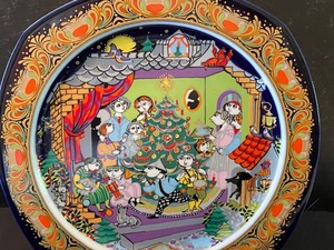 lot 123 image: Rosenthal Bjorn Wiinblad Collectors Edition Christmas Plate