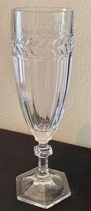 lot 124 image: Set of Six Villeroy and Boch Miss Desiree Crystal Champagne Flutes