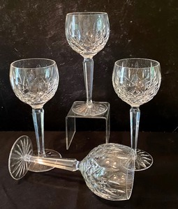 lot 122 image: Four Waterford Wine Goblets