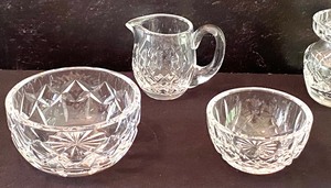 lot 119 image: Four Pieces of Waterford Crystal