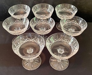 lot 117 image: Eight Waterford Champagne Glasses