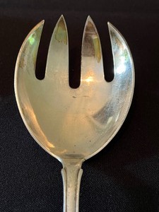 lot 113 image: Four Prong Georg Jensen Lily of the Valley Serving Utensil