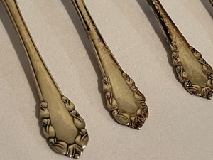 lot 432 image: Six Lily of the Valley Georg Jensen Teaspoons