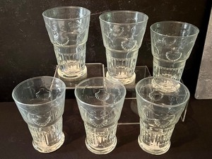 lot 426 image: Six New La Rochere Tumblers - Made in France - La Rochere Clear Versailles Tumblers