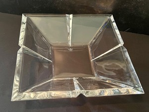 lot 400 image: Large Square Crystal Rosenthal Bowl