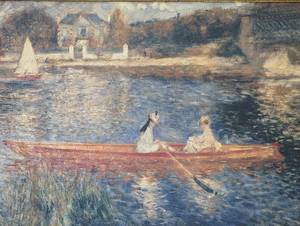 lot 173 image: Ornately Framed Renoir Reproduction