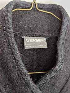 lot 464 image: Womens Black Geiger Wool Coat