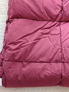 lot 484 image: The Company Store King Red Down Comforter
