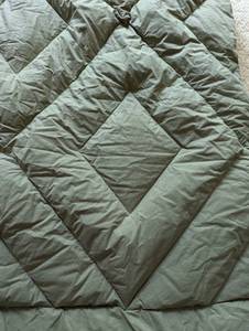 lot 485 image: The Company Store King Green Down Comforter