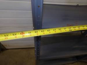 Pair of Metal Shelves