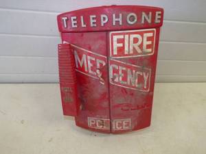 Telephone Fire  Police Box
