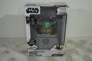 lot 79 image: Star Wars Mandalorian the Child Bluetooth Speaker