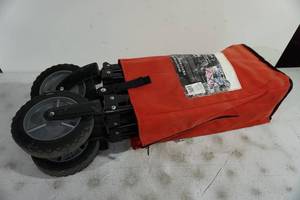 lot 123 image: Ozark Trail Collapsible Folding Wagon - Red