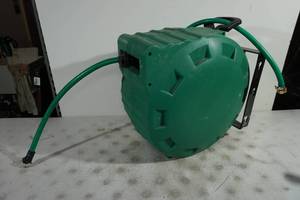 lot 162 image: Heavy Duty Garden Hose Reel with Hose