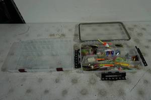 lot 169 image: Plastic Tackle Trays with Tackle