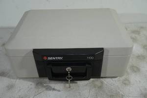 lot 27 image: Sentry 1100 Fire Safe Lock Box