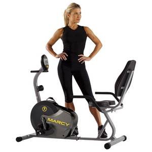 lot 59 image: Marcy Recumbent Magnetic Exercise Bike