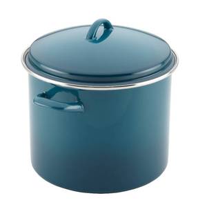 lot 146 image: NEW Rachael Ray Enamel on Steel 12 Quart Stockpot
