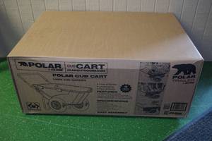lot 4 image: Polar By Clam Lawn and Garden Cub Utility Cart