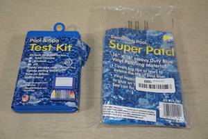 lot 38 image: Pool and Spa Test Kit and Super Patch