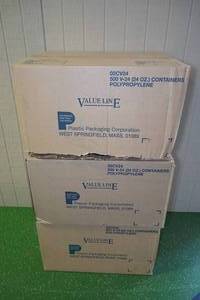 lot 94 image: 1500 Value Line 24 Oz Polypropylene Containers