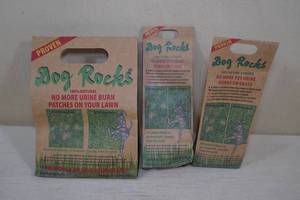 lot 106 image: Dog Rocks - 1.32 lb Bag plus 2 .44 lb Bags