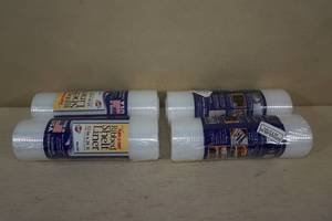 lot 120 image: Four 12 x 25 Rolls Plast-O-Mat Ribbed Shelf Liner