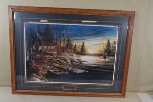lot 150 image: Peaceful Haven Framed Print by David Krech - 5221000