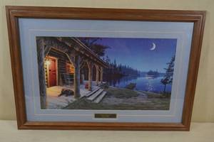 lot 152 image: Simple Pleasures Framed Print by Darrell Bush