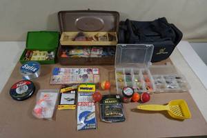 lot 188 image: Assorted Fishing Tackle and Storage