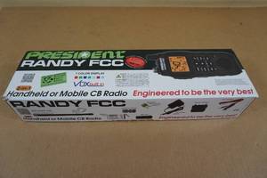 lot 219 image: President Randy FCC Handheld or Mobile CB Radio