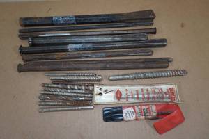 lot 240 image: Large Punches - Drill Bits