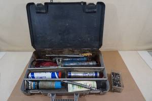 lot 242 image: Grease Gun with Case and Grease Zerks