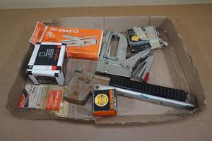 lot 243 image: Assorted Staplers and Staples