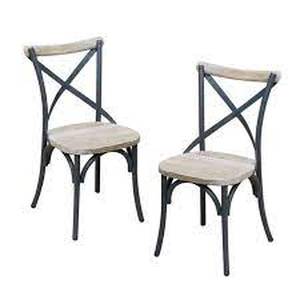 lot 60 image: 2 Urban X Walker Edison Dining Chairs