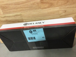 DELANEY HARDWARE Kellington Black Single Cylinder Deadbolt Entry Door Handleset Customer Returns See Pictures