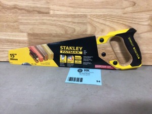Stanley 15 in. FatMax Hand Saw with Wood Handle Customer Returns See Pictures
