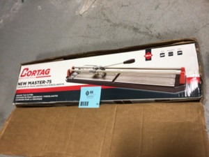 Cortag New Master 75, 30 in. Tile Cutter Customer Returns See Pictures
